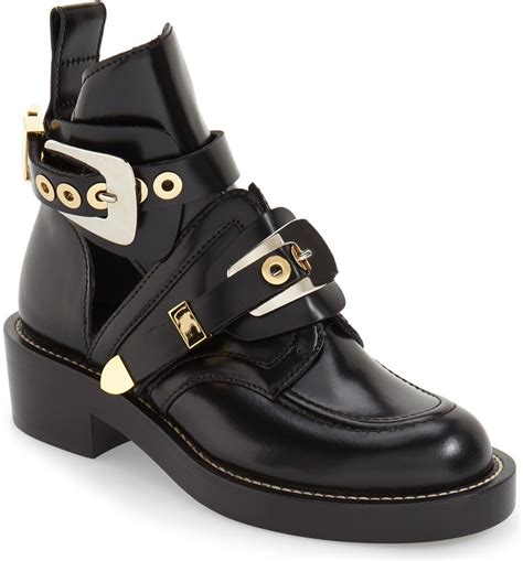 balenciaga buckle ankle boot replica|balenciaga cutout boots sale.